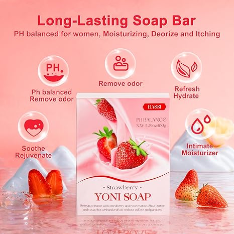 Feminine Wash & Yoni Oil & Yoni Soap Set for Women, Yoni Wash for Vagina