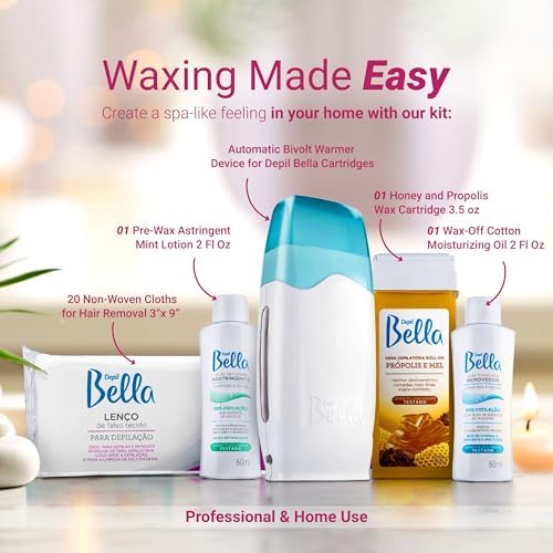 Kit Para Depilação Sistema Roll-On, Depil Bella