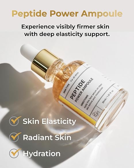 BOM COSMETICS A Set of Peptide Power Skincare With 5 Kinds of Items