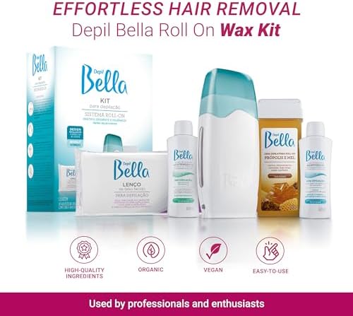Kit Para Depilação Sistema Roll-On, Depil Bella